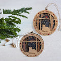 Cat Wooden Ornament - I Love My Cat Ornament (1 cat)