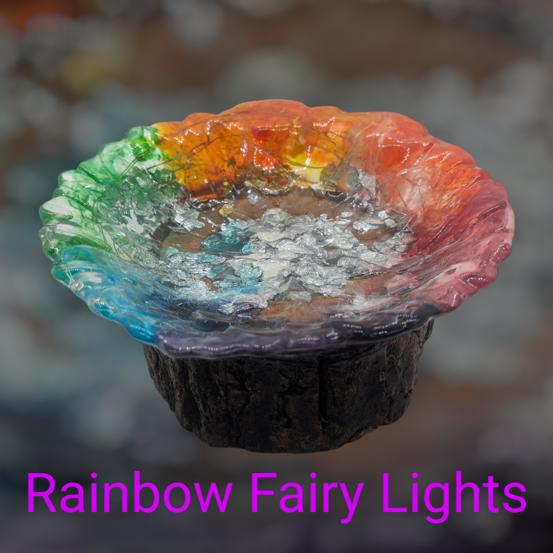 Resin Flower Dish