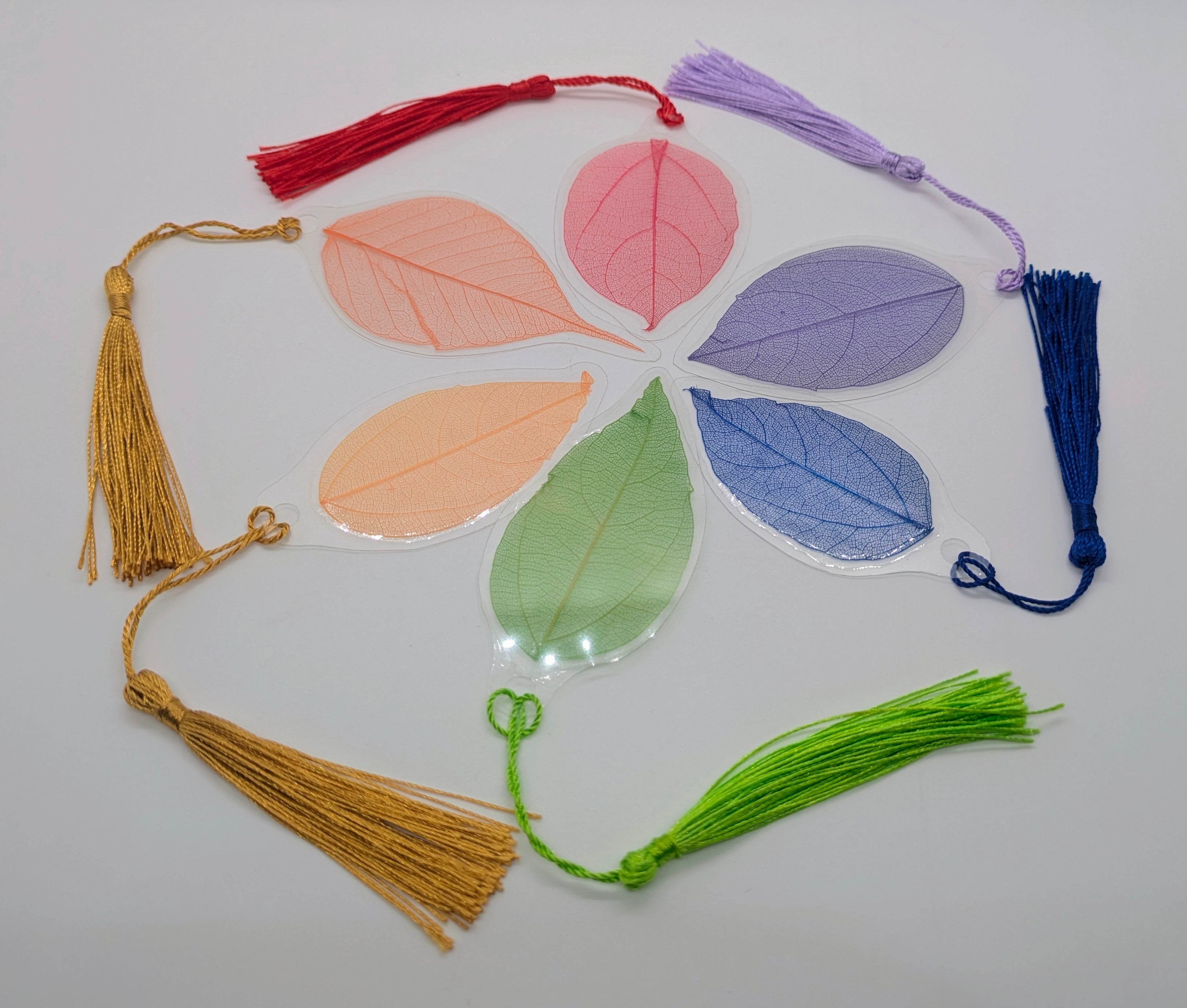 Vein Leaf Bookmarks