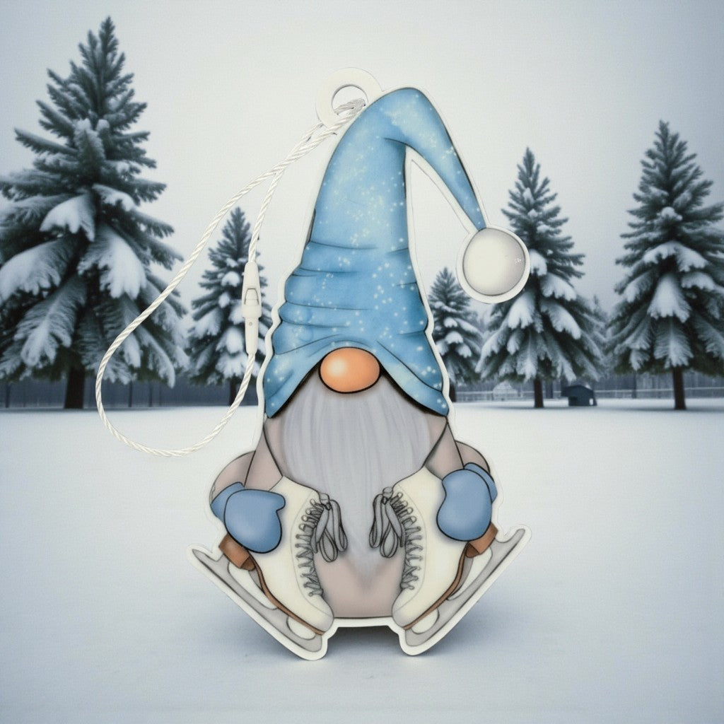 Figure Skating Gnome Ornament - Nordic Gnome
